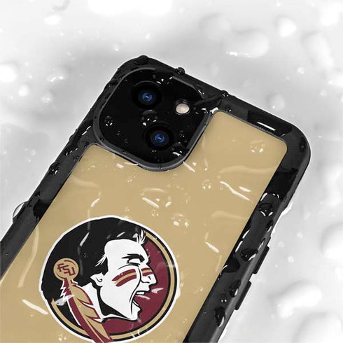 Florida State FSU Seminoles Logo iPhone 15 Waterproof Case